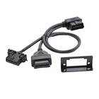 50cm 16 Pin Male to Female Adapter OBD2 Splitter Y Cable with Underdash Bracket