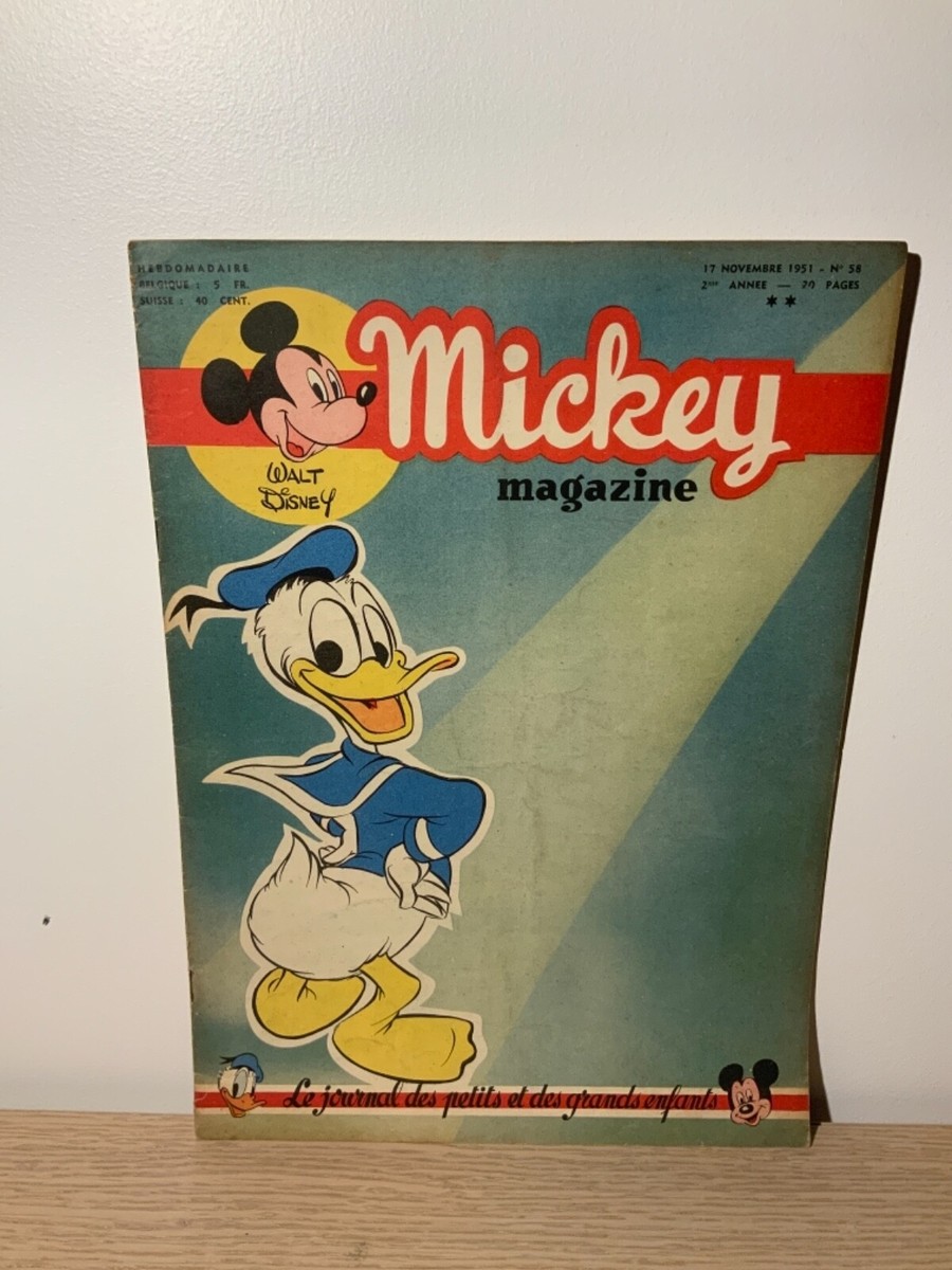 Mickey magazine n°58. 17 novembre 1951. Édition Belge. | eBay