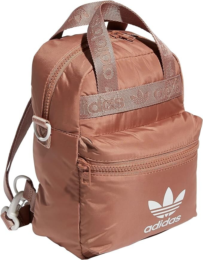 Adidas Originals Micro Backpack Small Mini Travel Bag, Clay Strata NEW  UK