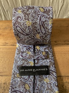 Jhane Barnes Paisley Neck Tie 100% Silk Classic | eBay