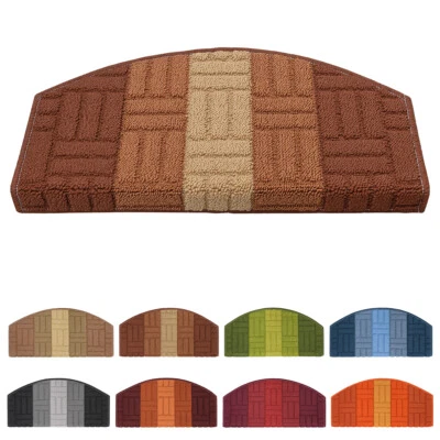ARREDIAMO INSIEME S.R.L. Tappeto Copri Gradino 57x27cm Salvagradino 3D Antiscivolo Tappeto Scala Semiluna