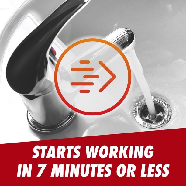 Drano Hair Buster Gel Drain Clog Remover & Cleaner for Shower Sink