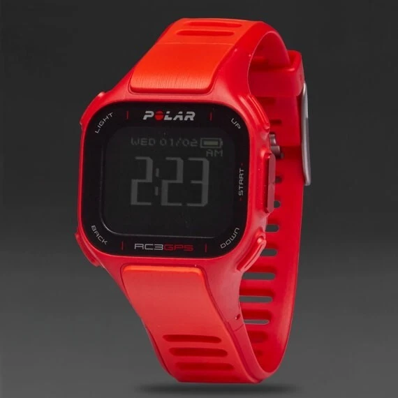 RELOJ POLAR RC 3 GPS ROJO/ORA DEPORTE EJERCICIO CORRER FITNESS 90047381-necesita batería Foto 4 de 4