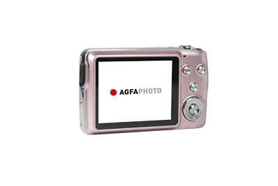 Agfa Realishot DC8200 Fotoapparaat, digitale camera, compact, 18 MP, Full HD, LCD-display, 2,7 inch, optische zoom, 8 x lithiumbatterij en SD-kaart 16 GB, rood