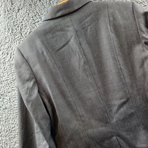 H&M Jacket Womens Size EUR 40 Grey Long Sleeve Collared Blazer - Picture 9 of 14