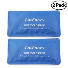 Gel Ice Hot Cold Pack Therapy Reusable for Injuries First Aid Back Shoulder Neck