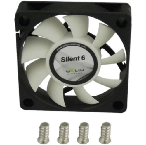 2 x Gelid Solutions Silent 6 PC Fans 6cm 60mm 3200RPM Quiet 24Hr RM Del x 2 Pack - Image 2 of 4
