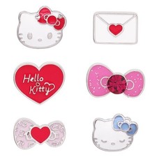 Universal Studio Japan Hello Kitty Girly Style Kitty Pierced Earring Set 6 pcs