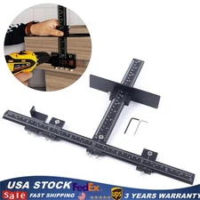 Cabinet Hardware Jig Tool for Handle Knob Pull Installation For Door and Drawer!