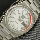 GENUINE VINTAGE SEIKO 5 JAPAN 7009A AUTOMATIC MENS WHITE DIAL WATCH a2425-U