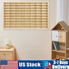 1:64 Diecast Case 80 Grid for Wheels Car Matchbox Wooden Display Storage Box