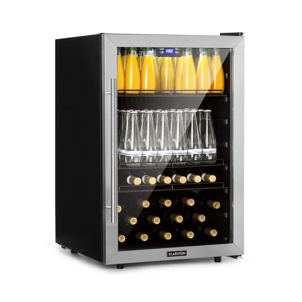 KüHlschrank GeträNke Flaschen Minibar 148 L Wifi-Funktion Led GlastüR Edelstahl-image