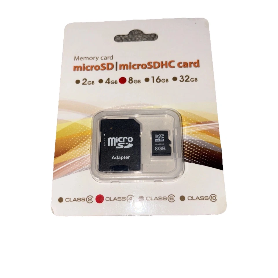 8GB High Speed ​​Micro SD SDXC Class 10 Micro SD Card with Adapter & Case - Image 2 of 3