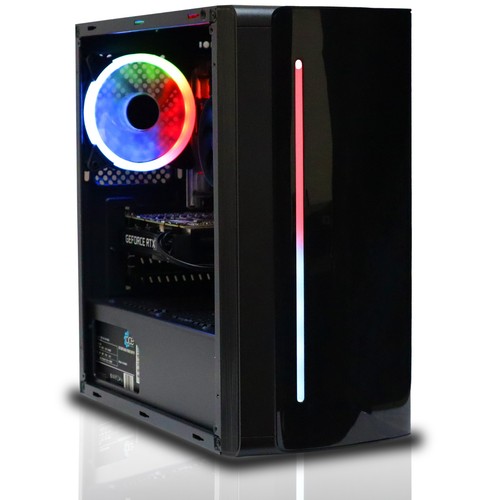 Gaming PC Desktop Intel Core i7 8GB RAM 240GB SSD 2GB NVIDIA GT 710 Windows 11 - Picture 3 of 12
