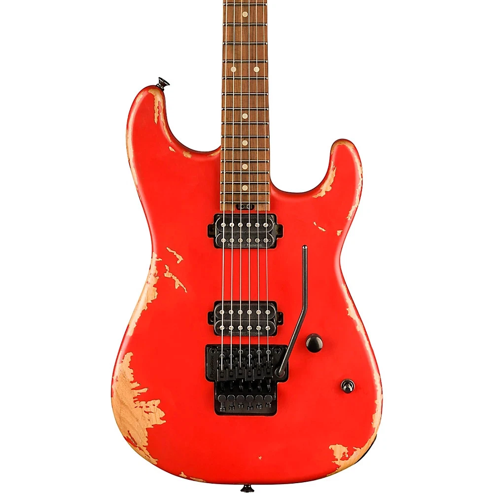 Charvel アコースティックギター レッド・オレンジグラデーション（難あり） Charvel アコースティックギター レッド・オレンジグラデーション（難