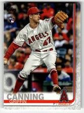 2019 Topps Update Griffin Canning #US200 Los Angeles Angels ROOKIE CARD BEAUTY!. rookie card picture