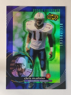 1999 UD Ionix Reciprocal #R86 Chris McAlister ~ Baltimore Ravens
