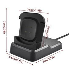 5V Portable Plastic Smart Watch Charger Stand Dock For Fitbit Versa3/Sense n