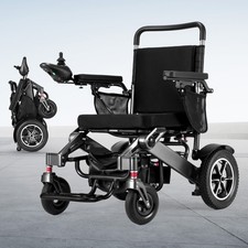Intelligent Lightweight Foldable Electric Wheelchair All Terrain 25 Miles Ranges