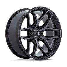 Fuel Off-road Flux 18x9 20 Black Brushed Face Wheel 6x139.7 6x5.5 Qty 4 Fuel Off-road Flux 18x9 20 Black Brushed Face Wheel 6x139.7 6x5.5 Qty 4