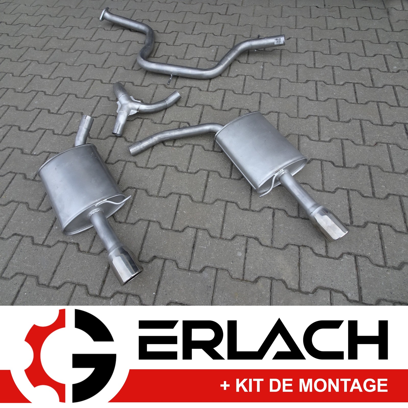 Pot échappement silencieux Ford Mondeo IV Turnier 2.2 TDCi 90mm 7733