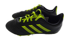 Adidas Kids' Goletto VIII FG Soccer Cleats - Core Black / Lucid Lemo Size 6