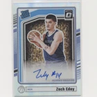 2024-25 Donruss Optic Zach Edey Holo Rated Rookie Autograph #319