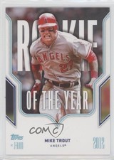 2023 Topps X J-Rod Rookie Of The Year Award Winners Mike Trout #R-9 zg6
