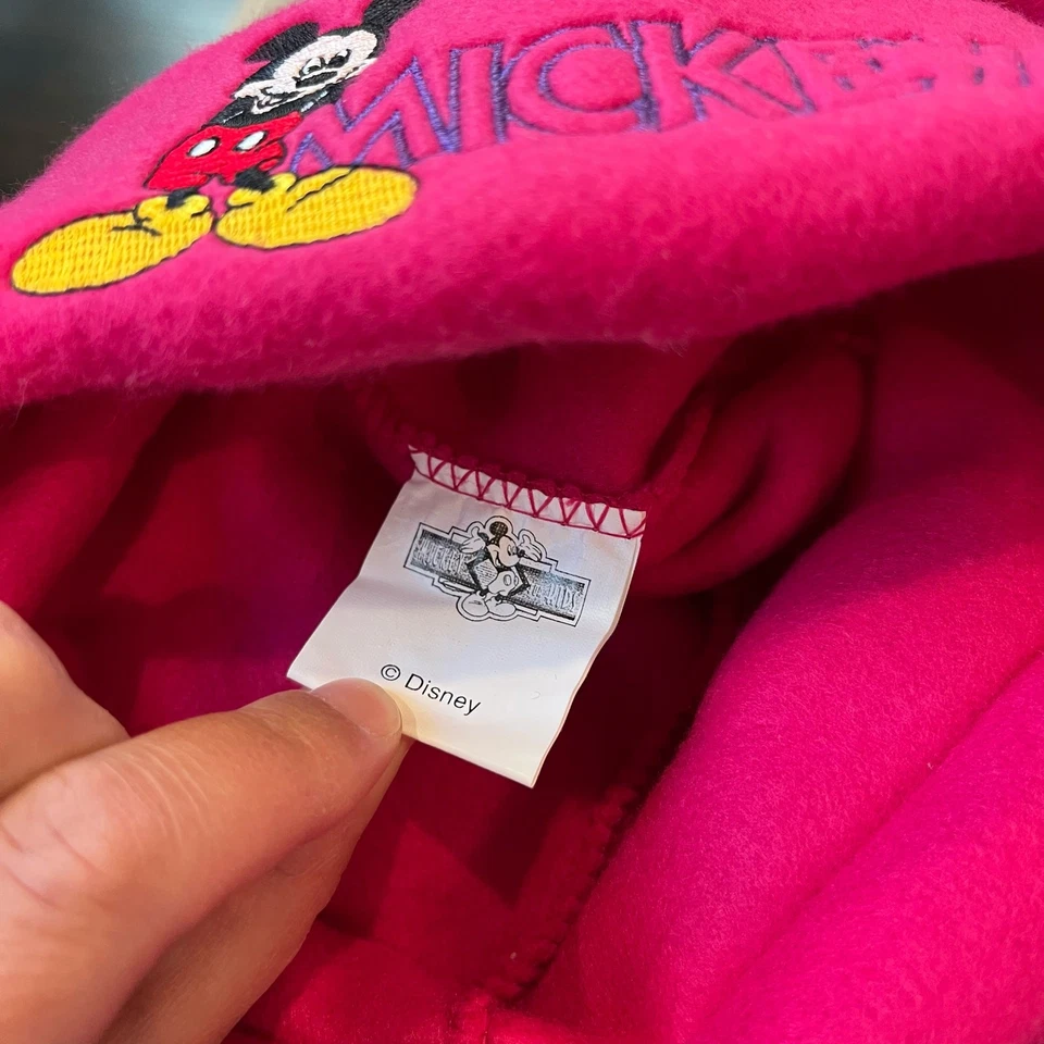 Sombrero polar rosa vintage de Mickey para niños nuevo con etiquetas Foto 3 de 4