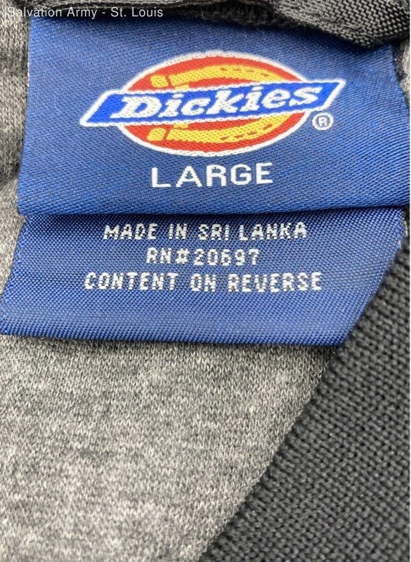 Dickies Mens Black Long Sleeve Full-Zip Quilted Bomber Jacket Size Large - Image 3 of 4