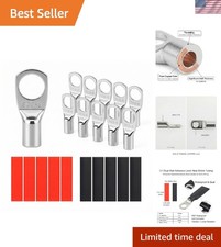 10pcs 10 Gauge Wire Connectors With Heat Shrink Tubing Battery Terminal Ends... 10pcs 10 Gauge Wire Connectors With Heat Shrink Tubing Battery Terminal Ends...