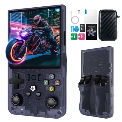 R36MAX Retro Handheld Videospielkonsole Game Einbaute 18000 klassische Spiele DE