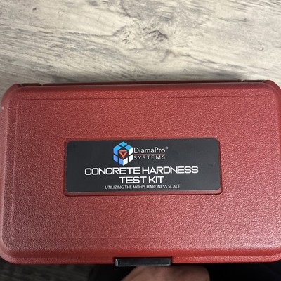  Concrete Floor Hardness Test MOH's Test Kit