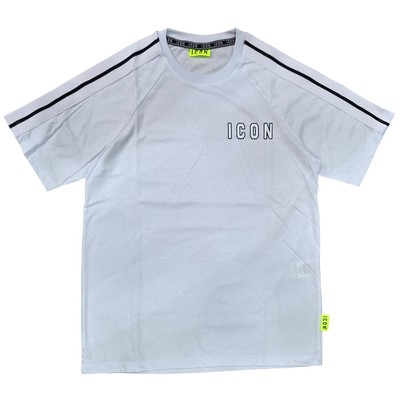 ICON T-Shirt weiß mit Streifen Shirt ICON Art. ICUS2S5T055