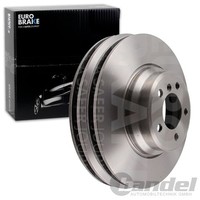 2X Eurobrake Bremsscheiben 348Mm BelÜFtet Vorne Passend FÜR BMW 7 | 5815201560