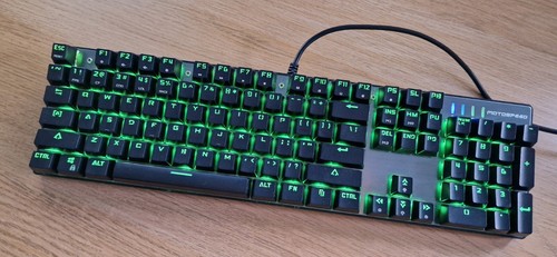 MOTOSPEED CK104 Mechanical Gaming Keyboard Blue Switches Wired USB Colorful - Picture 14 of 17