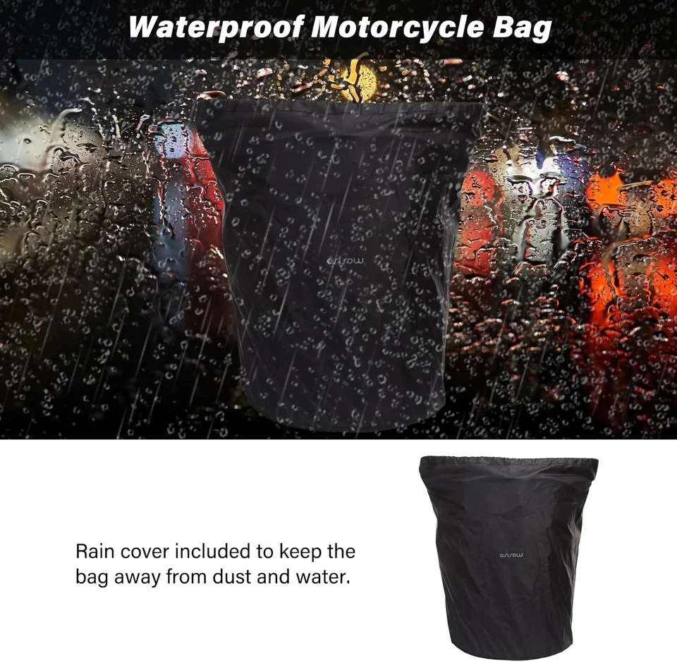 Bolsa de equipaje de viaje con respaldo de barra Sissy para motocicleta, gran capacidad para motocicleta Foto 4 de 4