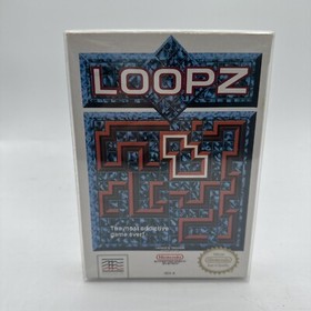 Loopz NES Complete In Box No Styrofoam 