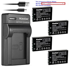 Kastar Battery Slim Charger for Kodak KLIC-5001 Kodak EasyShare Z7590 Camera