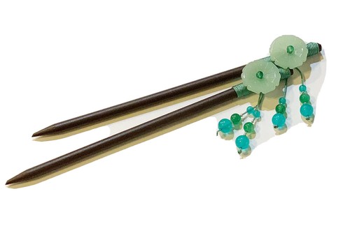 A Pair Of Ancient Chinese Han Style Costume Cosplay Hair Stick - 第 1/3 張圖片