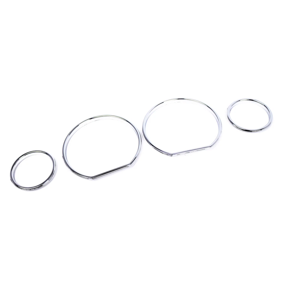 Para BMW E36 M3 GT Z3 Euro Cromo Calibre Tablero Cuadrante Anillos Bisel Borde Velocímetro Foto 3 de 4
