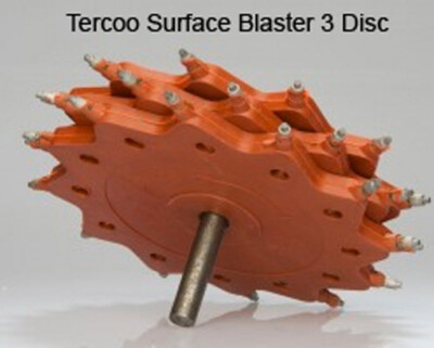 Tercoo Oberflächenblaster Wolframscheiben für Marine Kanal Boot & Stahl Oberflächenvorbereitung