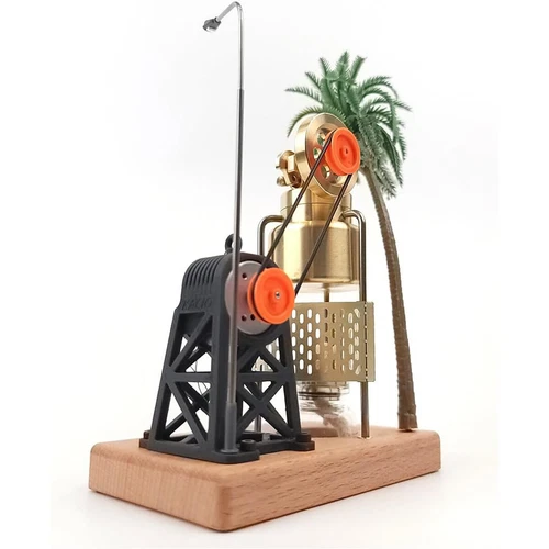 Mini Vintage Live Steam Engine Model With Brass Boiler Generator Motor Gift Toy - 第 7/18 張圖片