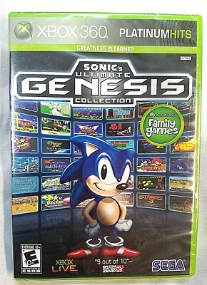 MICROSOFT XBOX 360 2009 SONIC'S ULTIMATE GENESIS COLLECTION  NEW AND SEALED