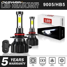 LED Headlight Kit 9005 6000K White Bulbs Hi/Lo Beam for DODGE Charger 2016-2019