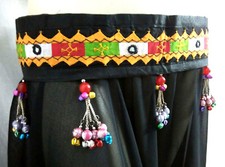Belly Dance Belt Fusion Bohemian Tribal Style Embroidery Textile Hot Trim Ethnic
