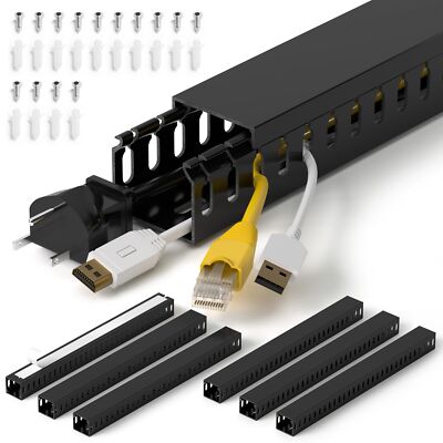 94.5 inch Professional Server Rack Cable Management Raceway Open Slot PVC
