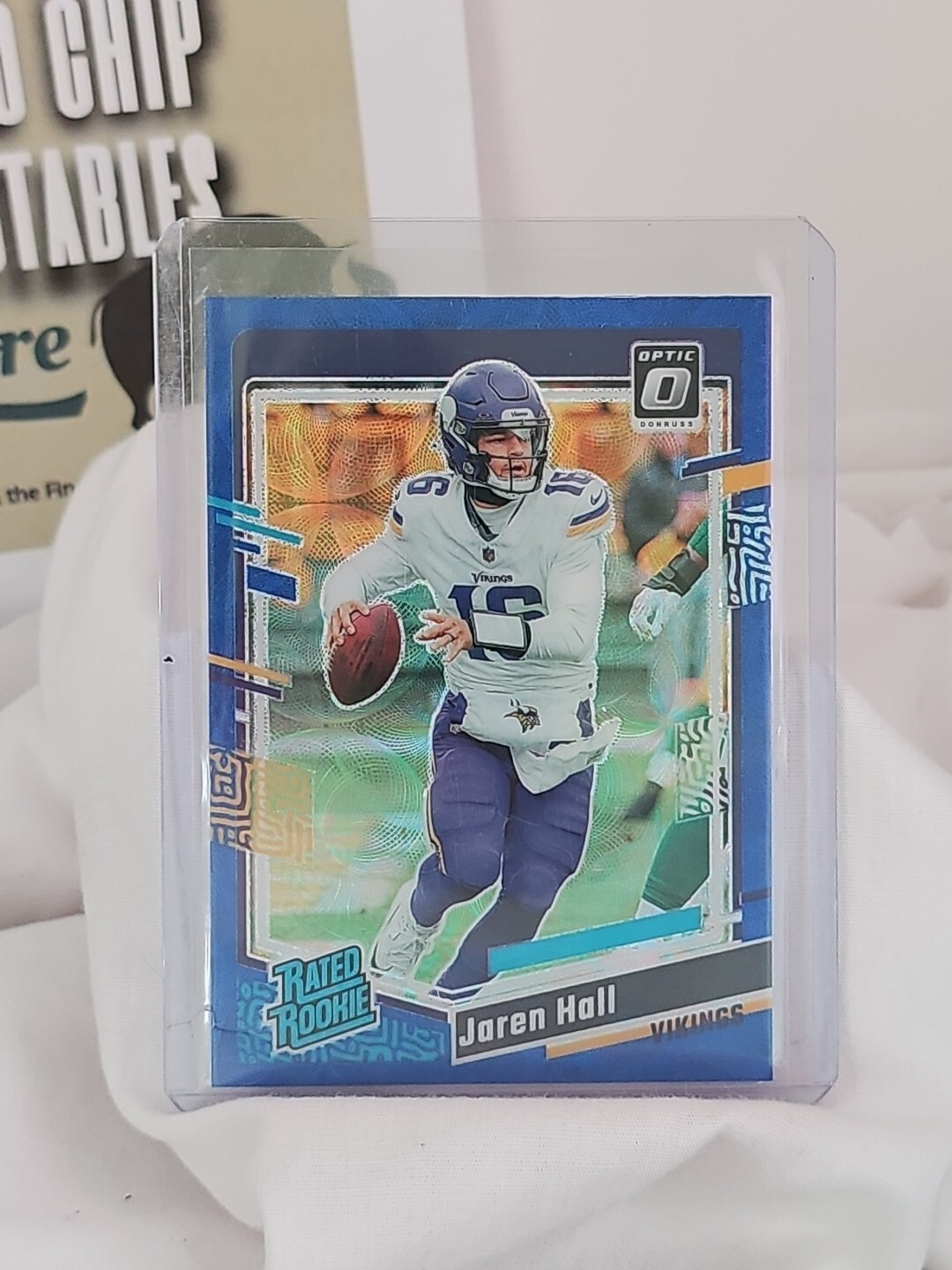 2023 Optic #270 Jaren Hall Rated Rookie Blue Scope - Minnesota Vikings