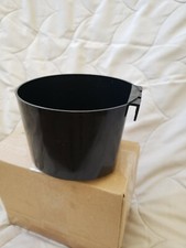 Large Cage Cup/4 cups/Chicken Feed and water cup 12pcs Black. Made in USA