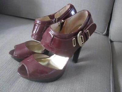Michael Kors Burgundy Platform Sandal, size 8, - Image 1 of 4